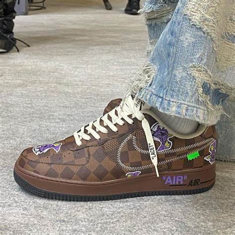 louis vuitton x nike air force 1|nike air force 1 lv.